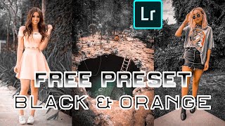 Tutorial to Edit Photo Dark Black & Orange Lightroom CC Android screenshot 4
