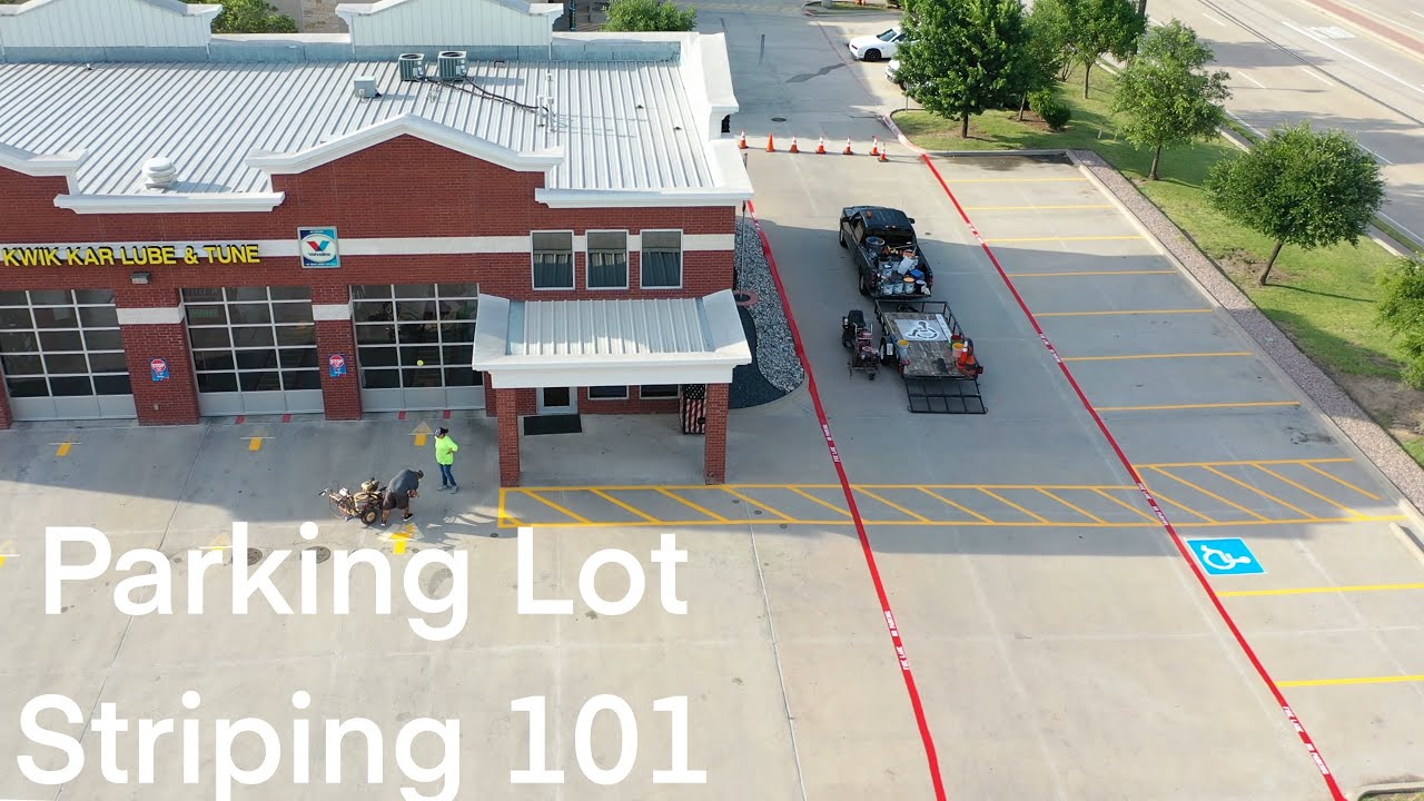 Parking Lot Striping as a Side Business YouTube