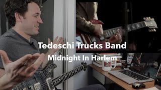 Video thumbnail of "Guitar Teacher REACTS: Midnight In Harlem | Tedeschi Trucks Band LIVE"