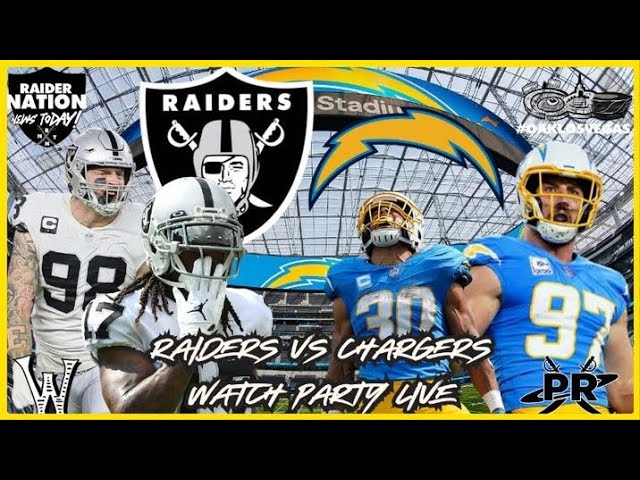 Come Watch The Raiders Vs. Chargers Live! 10.1.23