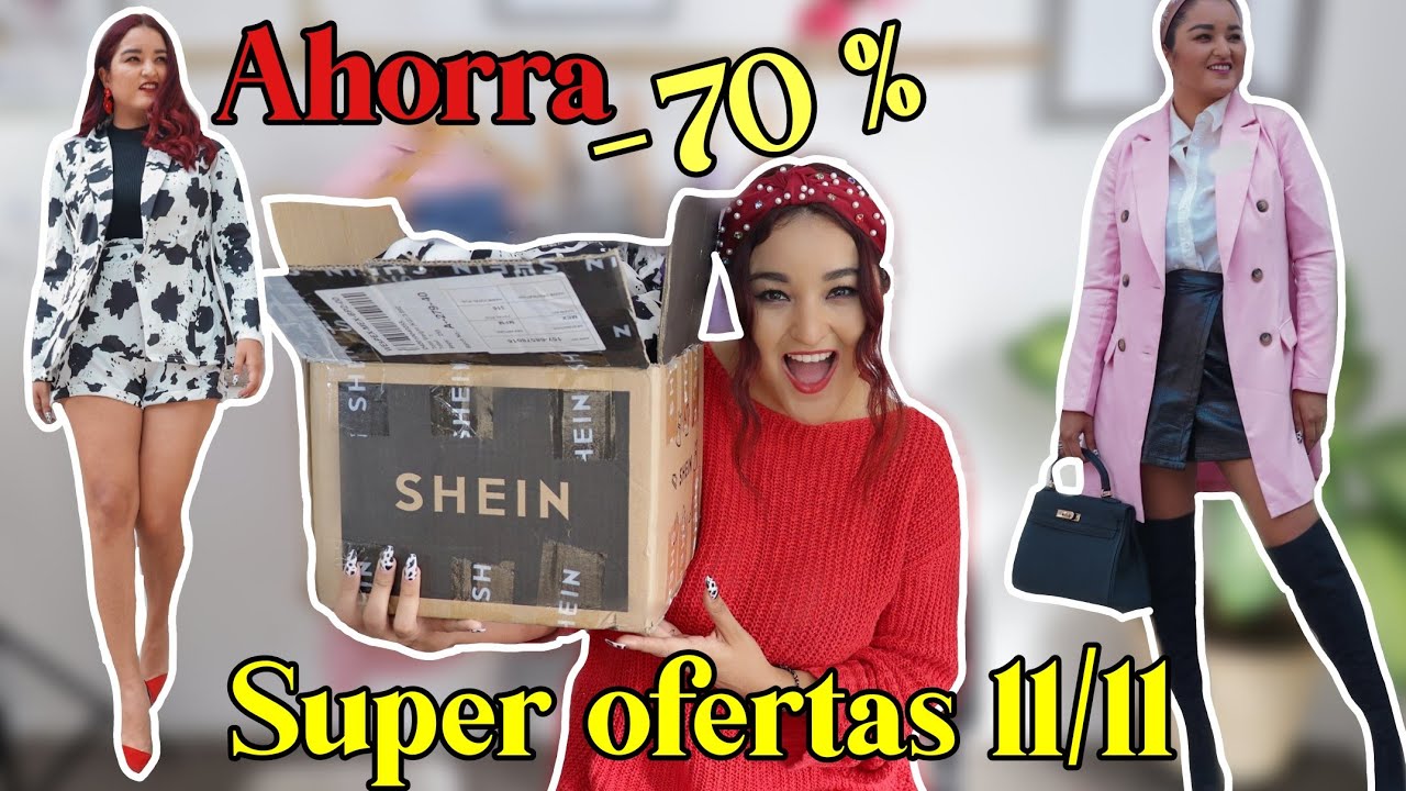 Rebajas de Shein 11/11 Ahorros de más de 70% de descuento/compras shein/  Zulma Ibeth - YouTube