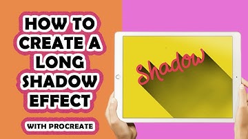 PROCREATE | How to Create a Long Shadow Effect | iPad Pro & Procreate App | FREE Brush