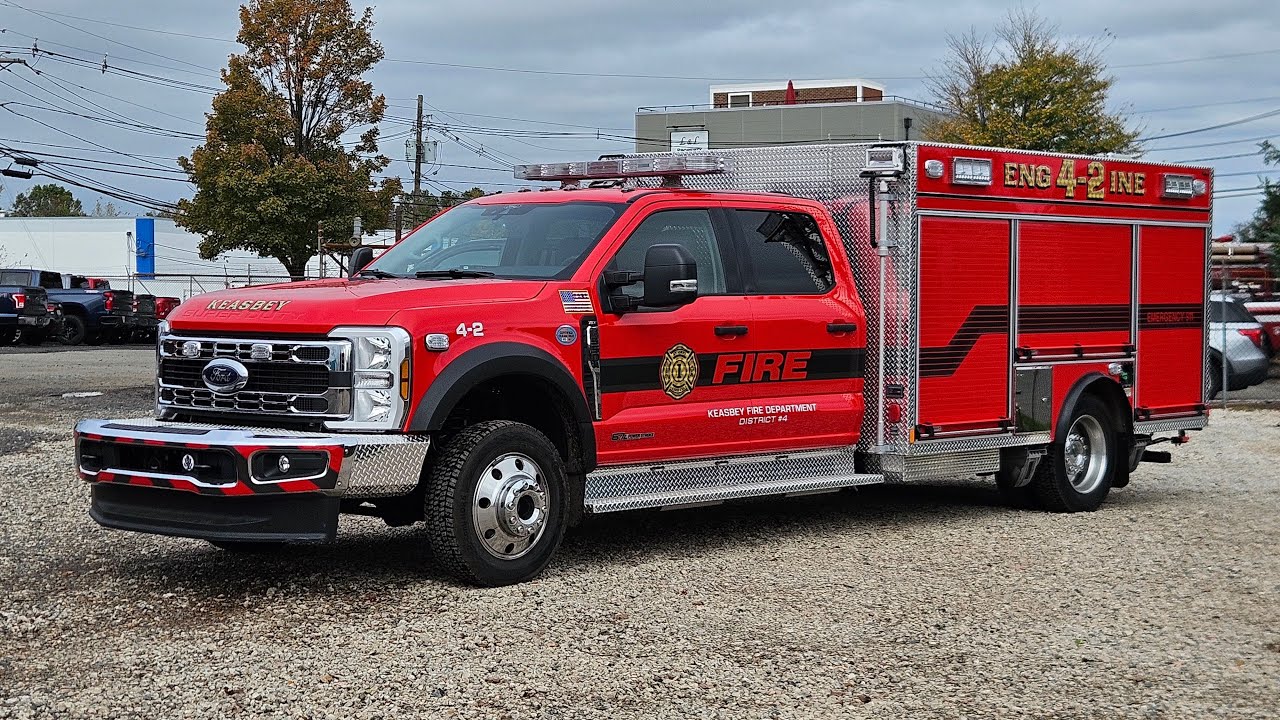 Keasbey Fire Department - 2025 Pierce - Ford F-550 Super Duty 4x4 Mini Pumper
