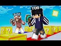 EXTREME 1V1 LUCKY BLOCK RACE WITH MY SISTER IN MINECRAFT!