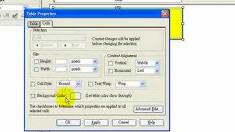 Kompozer Tutorial: Working with Tables | Netosis.com