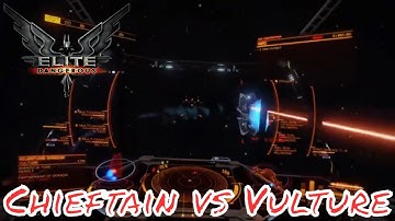 Elite Dangerous | Bounty Hunting | Chieftain vs Vulture