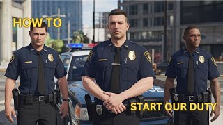 How To Start Our Duty In Gta V Grand Rp Sahp