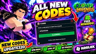 NEW UPDATE ⚠️ ALL NEW CLOVER LEGENDS CODES IN SEPTEMBER 2026 | NEW ROBLOX CODES 2026