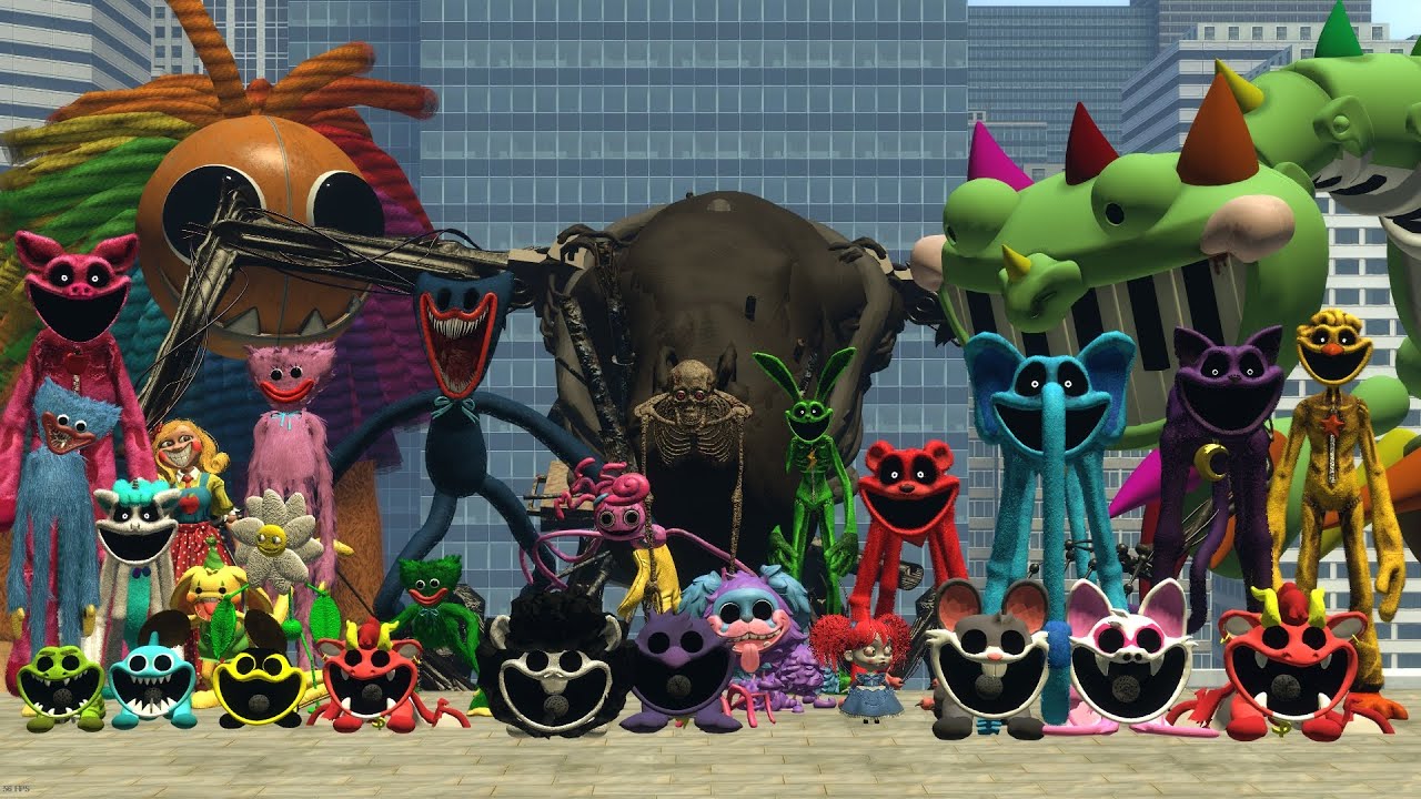 NEW ALL POPPY PLAYTIME CHAPTER 1, 2, 3 AND 4 CHARACTERS in Garry's Mod!