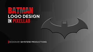 How to make Batman logo in Mobile | Logo design | Pixellab Editing | Mobile Editing | Skystene | screenshot 4