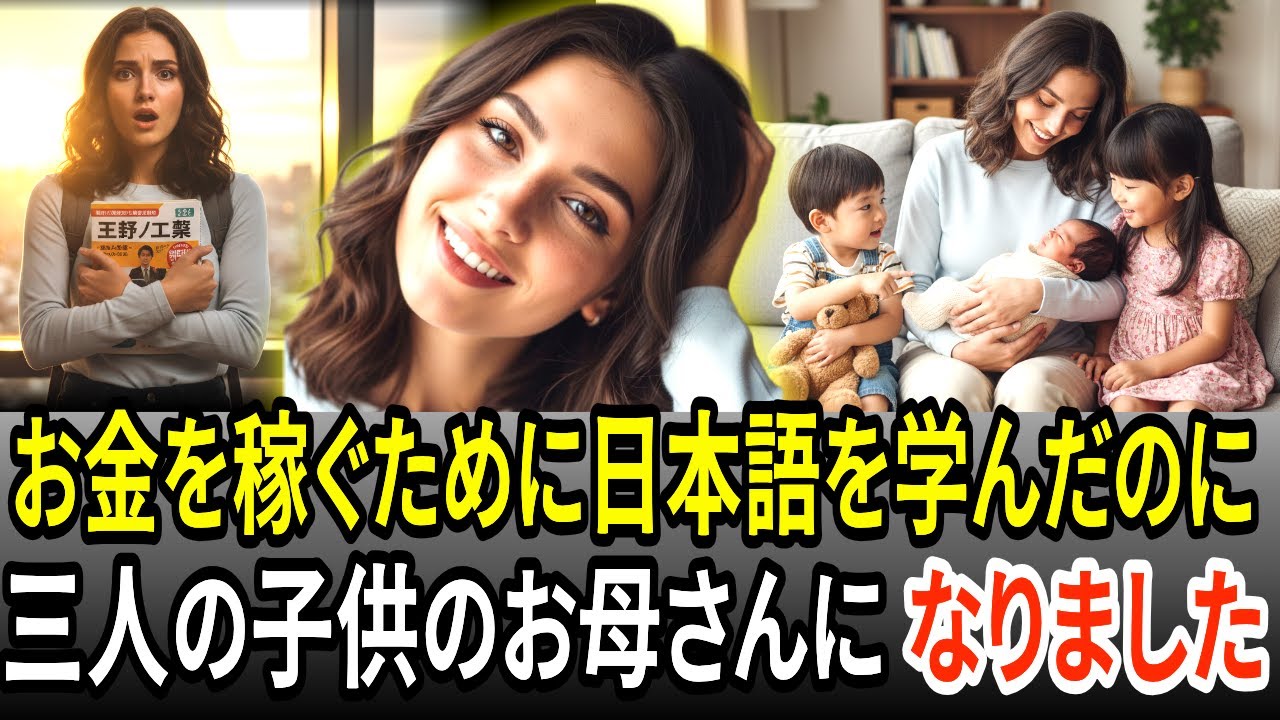 「お金を稼ぐために日本語を学んだモルドバ人女性」今は三人の子供の母です
