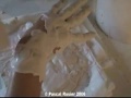 Moulage de la main au plÃ¢tre