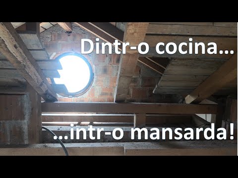 Transformarea unui pod de casa din cotet pentru gaini intr-o mansarda.