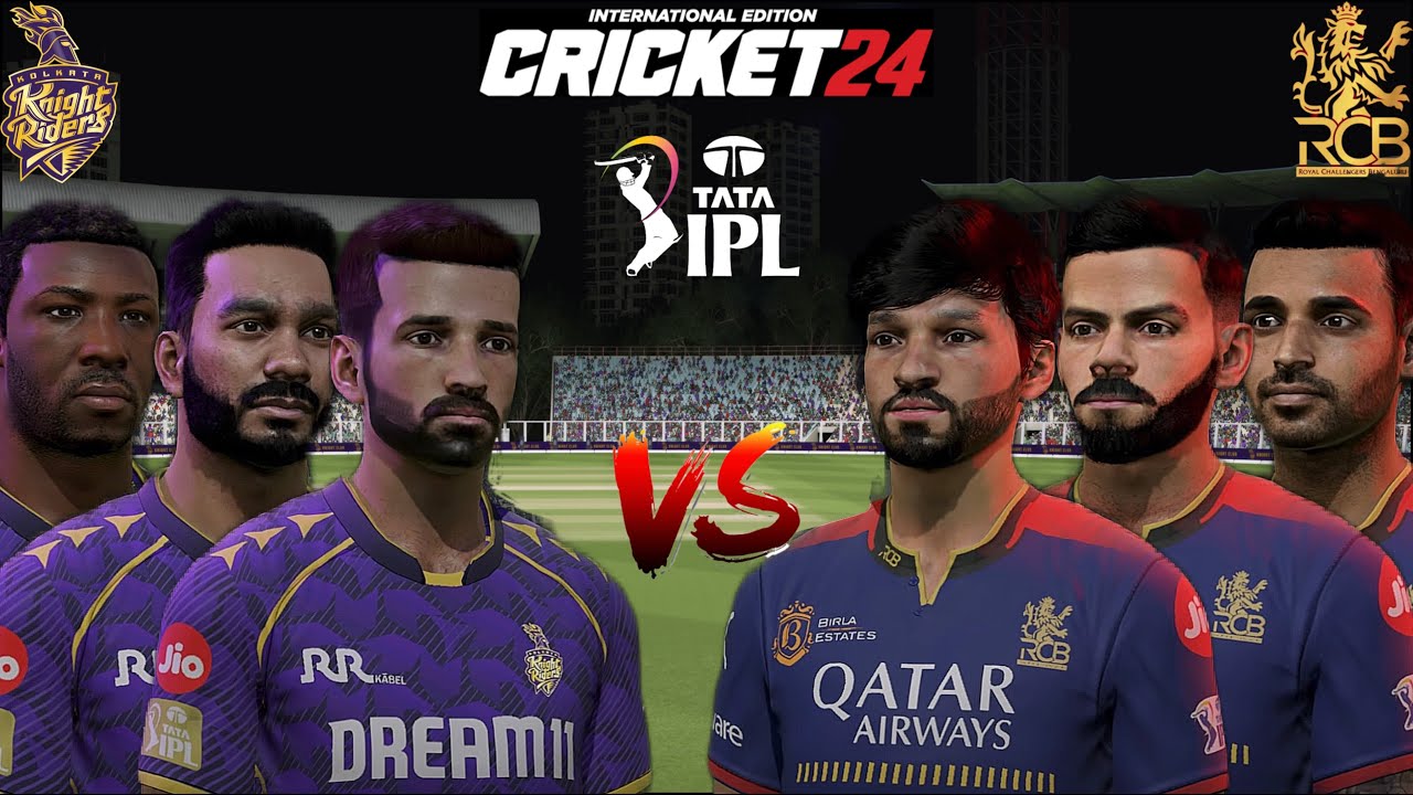 KKR vs RCB- IPL 2025🔥What a Clutch! Cannot get any better than this! last ball thriller! CRICKET 24