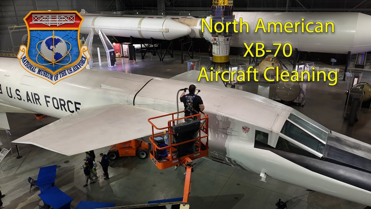 Cleaning the XB-70 April 2025 NMUSAF - YouTube