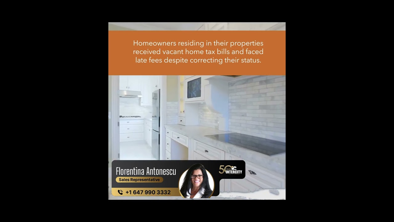 Toronto Vacant Home Tax Rollout Issues