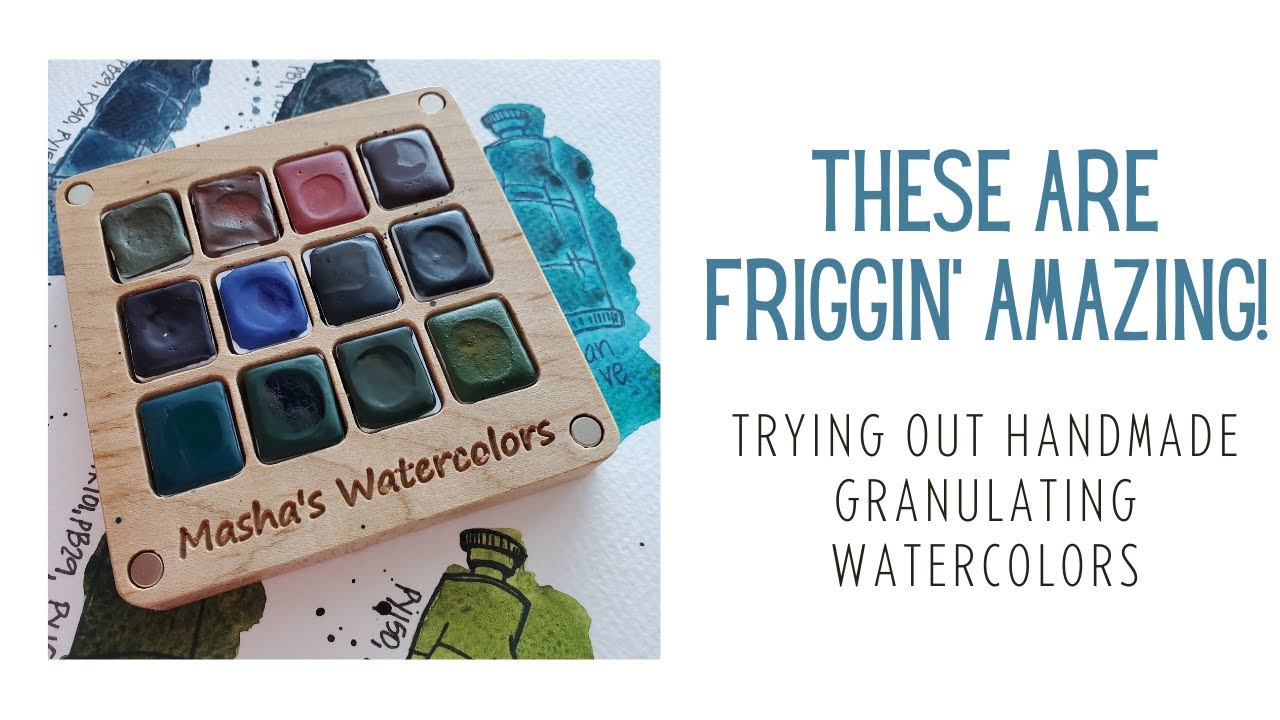 Watercolour Palette and Paper Review From GRABIE!