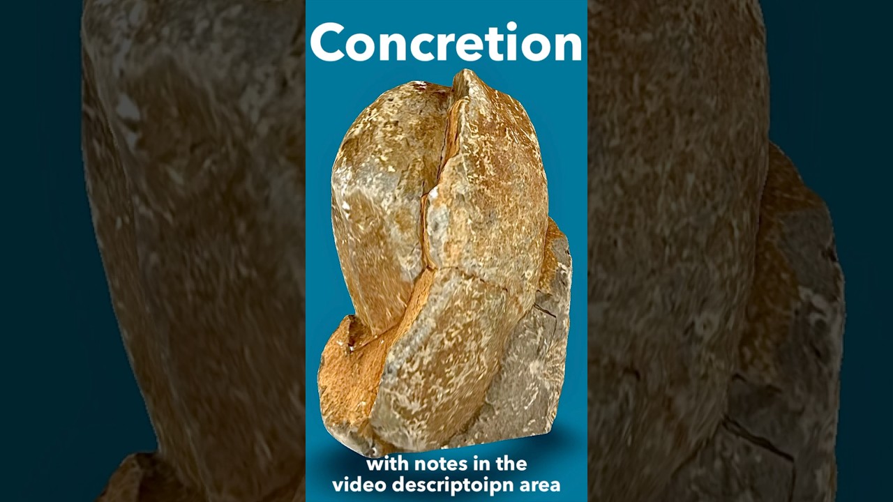 Обнаружена осадочная конкреционная порода - примечания в области описания видео