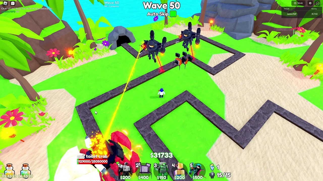 Grinding For Solar Flare TV Man In Roblox TTD YouTube