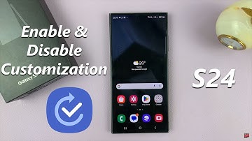 How To Enable & Disable Customized Modes & Routines On Samsung Galaxy S24 / S24 Ultra