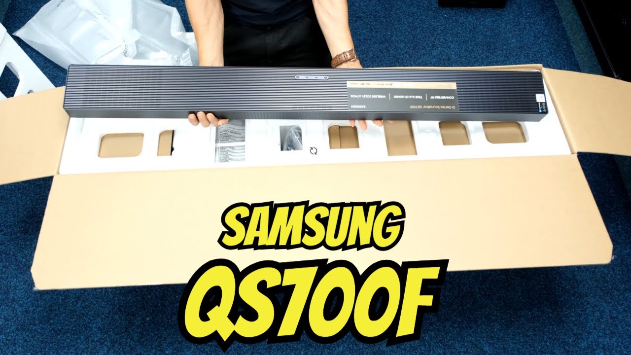 Samsung HW QS700F Soundbar 2025 Unboxing, Setup, Dimensions and Tests on TV, Music and Movies
