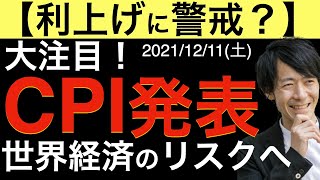【利上げに警戒？】大注目のCPI発表！世界経済のリスクを把握せよ！