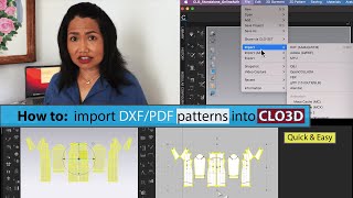 How to Bring DXF/PDF Patterns in CLO Quick and Easy