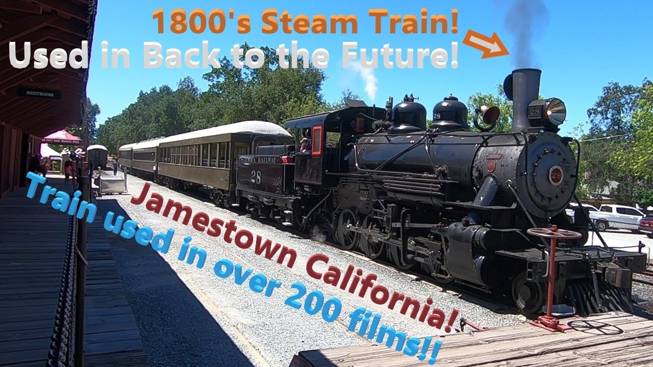 Steam Train Ride in the Old Wild West town of Jamestown California