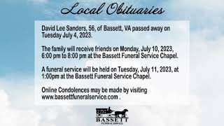 Obits for July 10, 2023