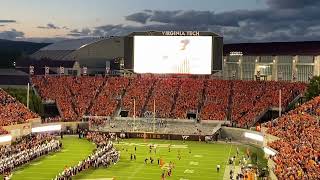 Virginia Tech vs WVU 2022 enter sandman