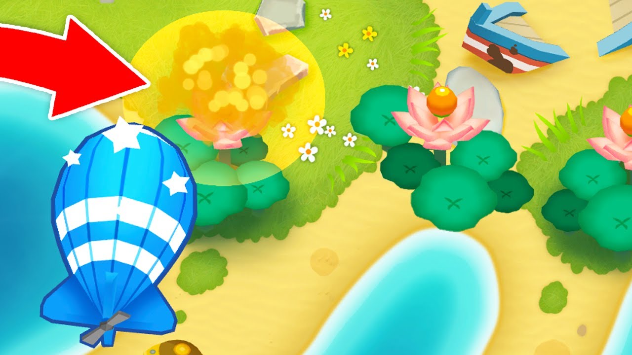 This Map SECRETLY STUNS Bloons?! *UPDATE* in Bloons TD 6 Lotus Island