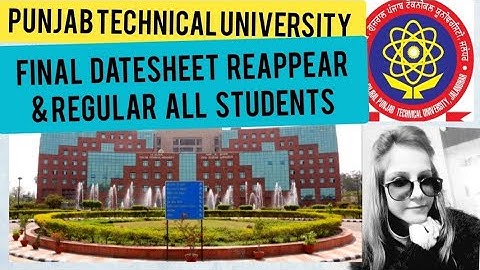 final date sheet all sem& reappear|ptu notice |latest notice ptu|online exam#ptu #onlineexam2021