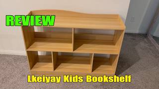 Lkeiyay Kids Bookshelf Review | Montessori 4 Tier Wooden Book Display Worth It?