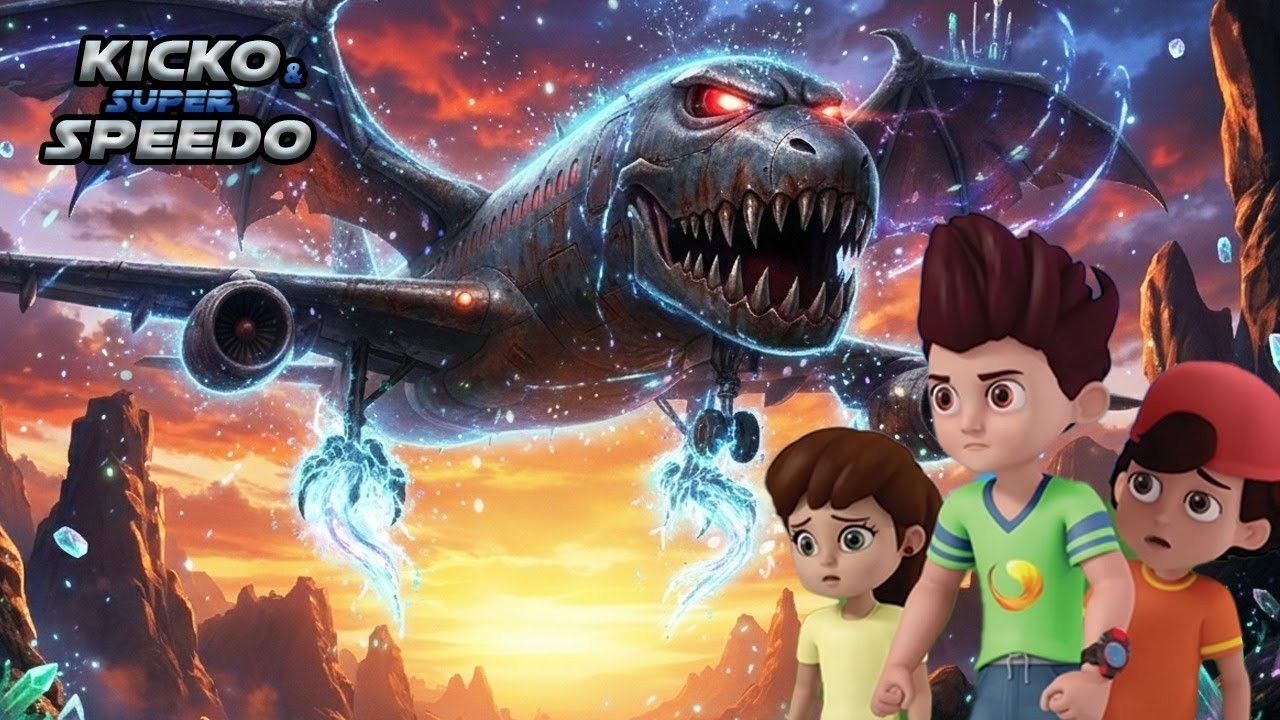 【Kartoon】 Kicko और Monster Plane का Dark Adventur | Kicko & Superspeedo