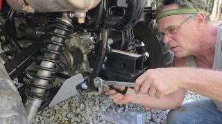 2027 Honda Rancher 420 DCT Build Part 8: INSTALLED w TIPS! Moose Utility Receiver Hitch for IRS ONLY