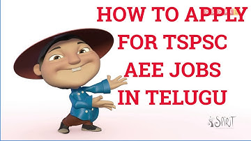 How To Apply New TSPSC AEE Posts || Explained In Telugu||