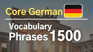 1500 Core German Vocabulary &amp; Phrases 🇩🇪 [+PDF]