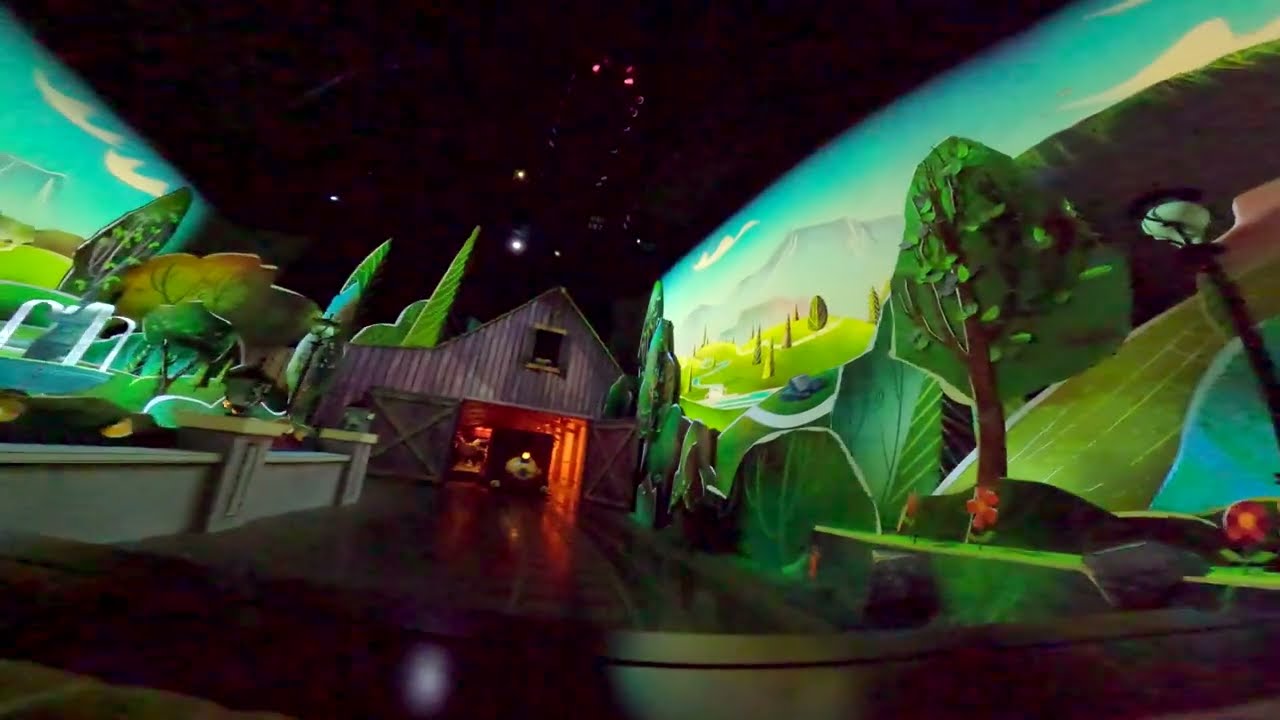 Mickey and Minnie's Runaway Railway Hyperview 4th Car On-Ride POV at Disneyland Park California 2024