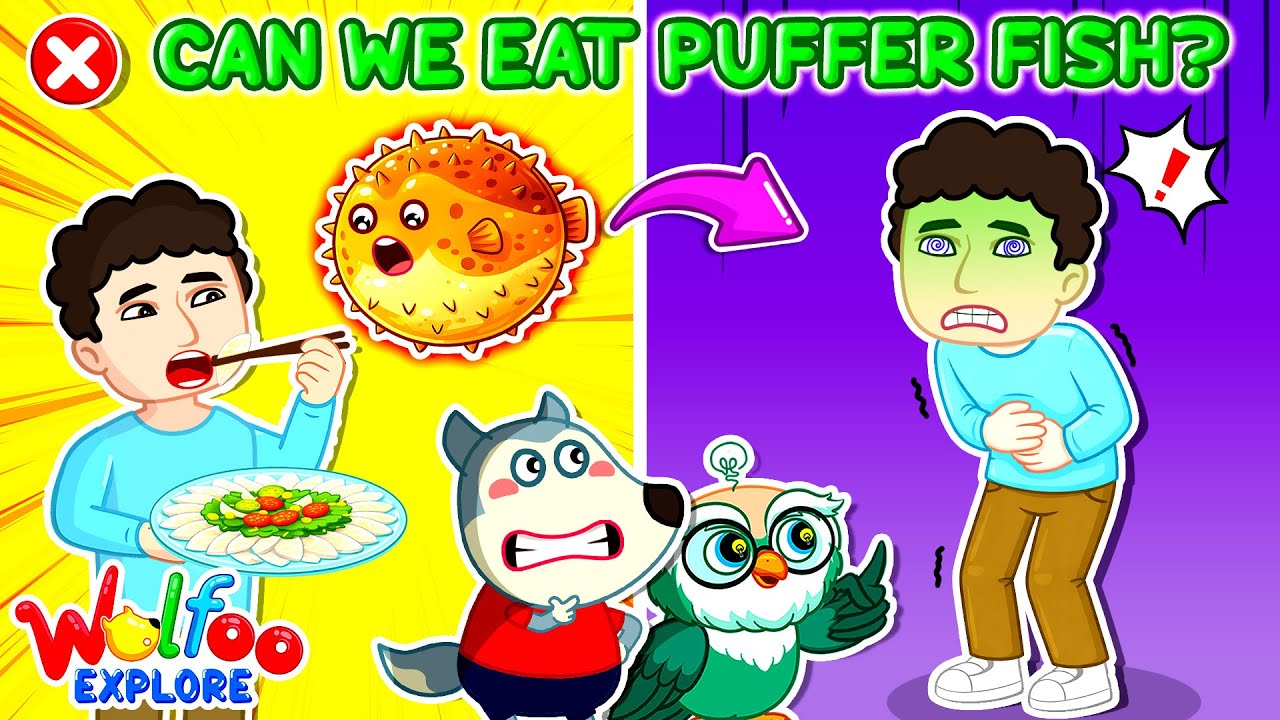 НОВИНКА | Wolfoo Explore 🔍 Что произойдет, если съесть рыбу-фугу? 🐡 | Канал Wolfoo | Детский муль...