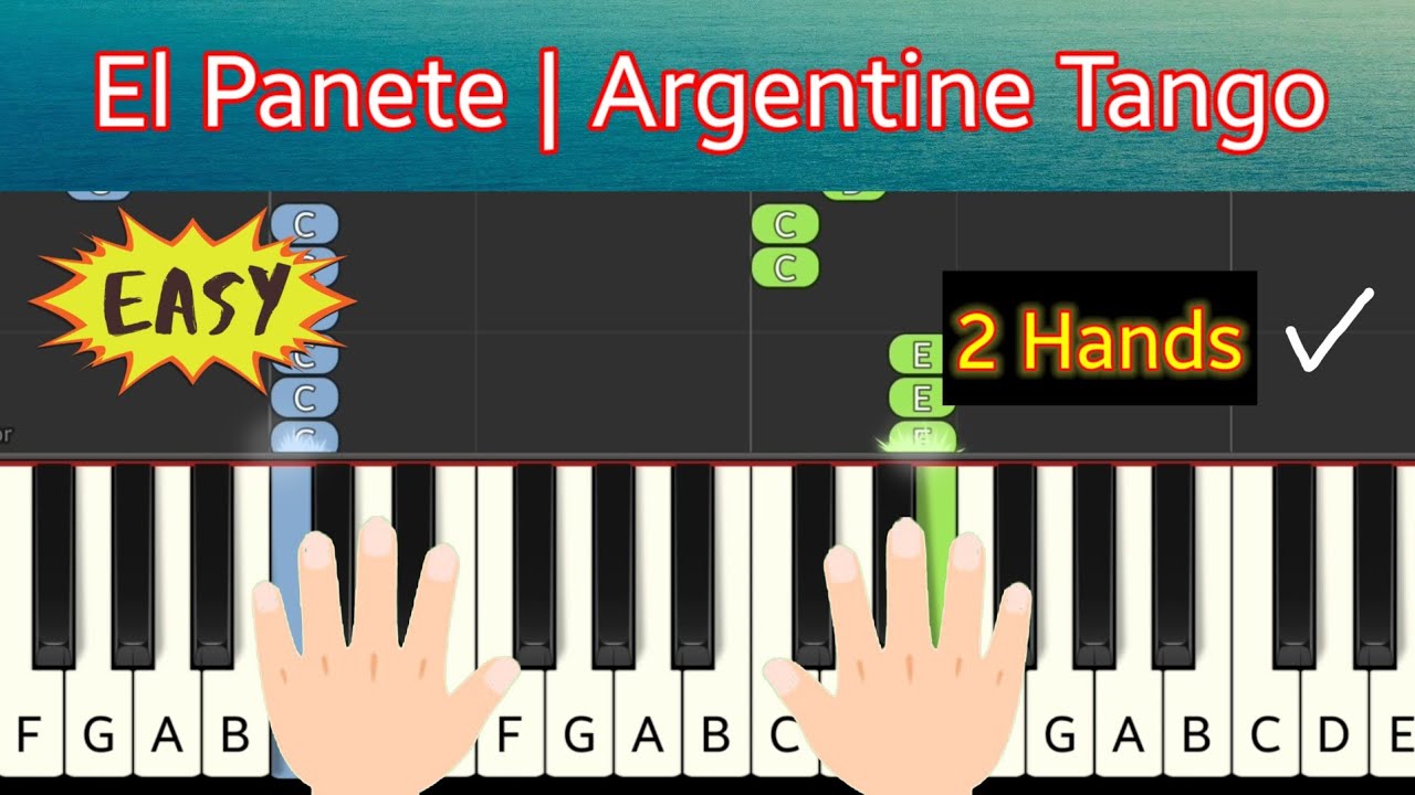 El Panete | Argentine Tango |piano tutorial easy - YouTube