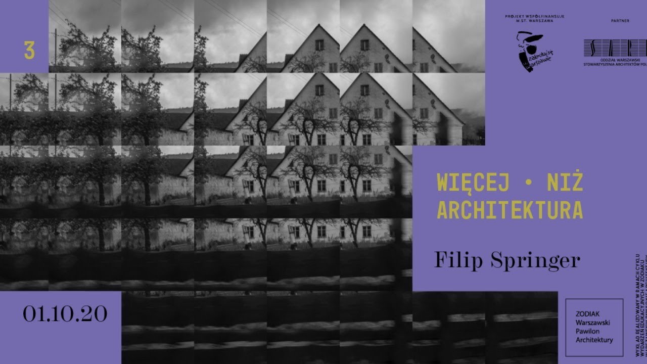 Więcej niż architektura: Filip Springer