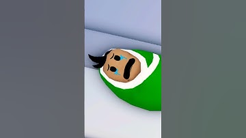 Toddler „found“ a baby .. #roblox #livetopia