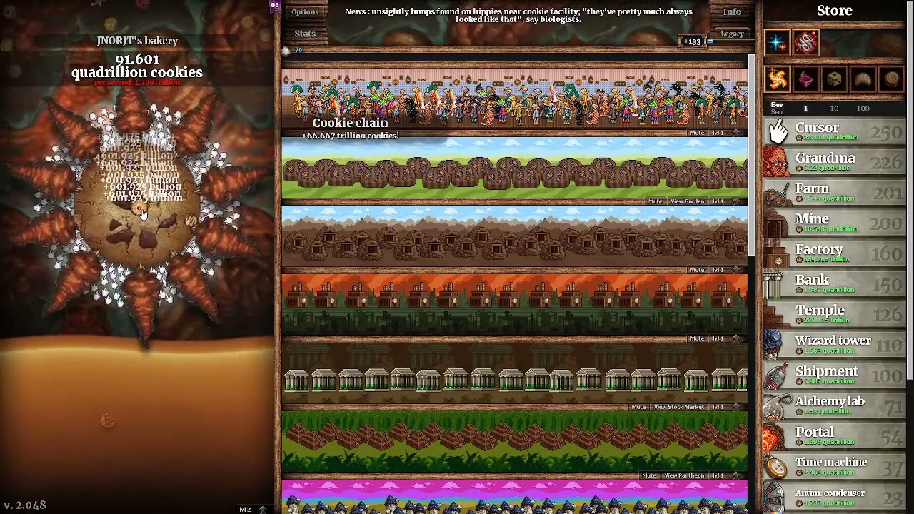 Cookie Chain In Cookie Clicker