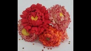 Так быстро и легко можно сделать сухоцветы из фоамирана!!!
