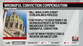 Pennsylvania bill would create wrongful conviction compensation guidelines