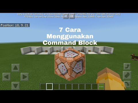 7 Cara Menggunakan Command Block | Tutorial