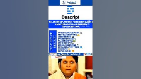 "Descript AI: Edit Videos & Podcasts Like a Pro with Smart Tech! 🎥🤖"