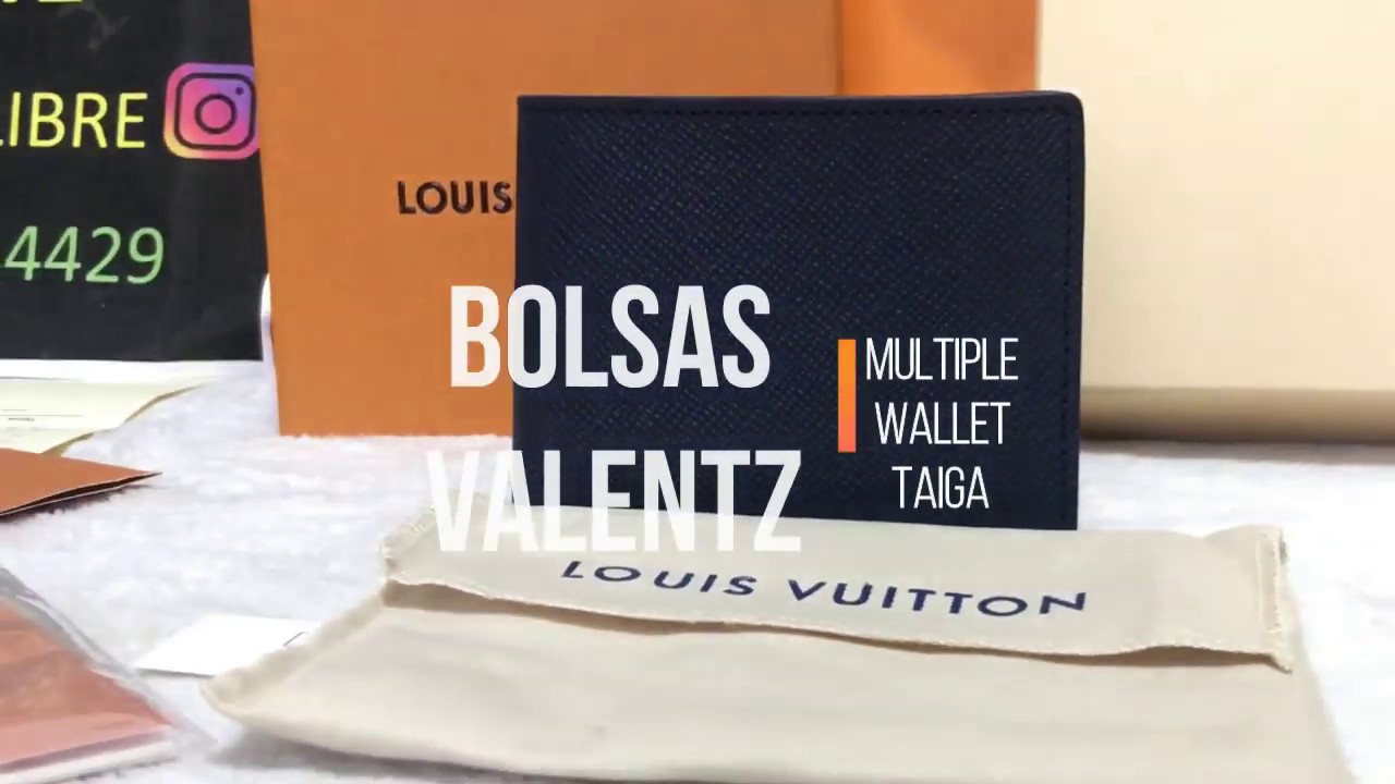 Louis Vuitton MULTIPLE WALLET TAIGA Unboxing & Review - YouTube