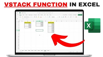 How to Use Vstack Function In Excel