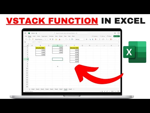 How to Use Vstack Function In Excel